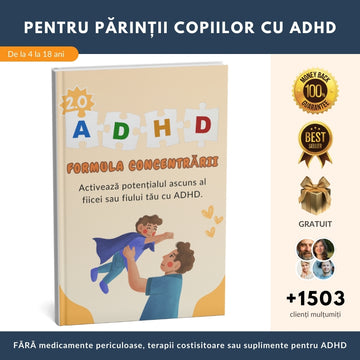 Cel mai bine vândut ghid pentru părinți dezvăluie o ABORDARE REVOLUȚIONARĂ care îi ajută pe copiii cu ADHD să fie mai liniștiți și mai concentrați + 6 BONUSURI