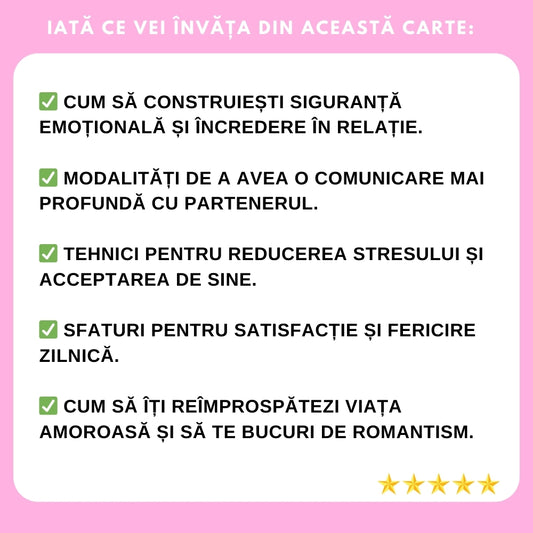 Cum să devii fericită și împlinită: Cel mai vândut ghid pentru încredere emoțională și o relație armonioasă + BONUSURI