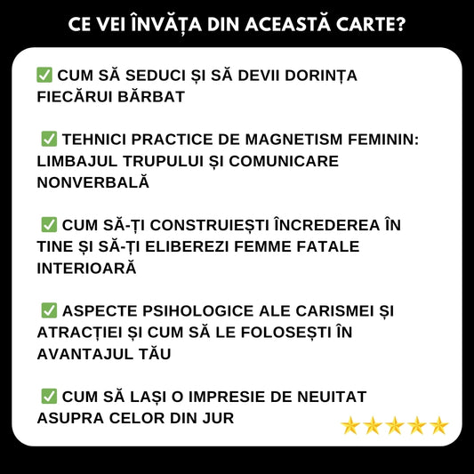 Carte revoluționară – Trezește‑ți femeia fatală din interior