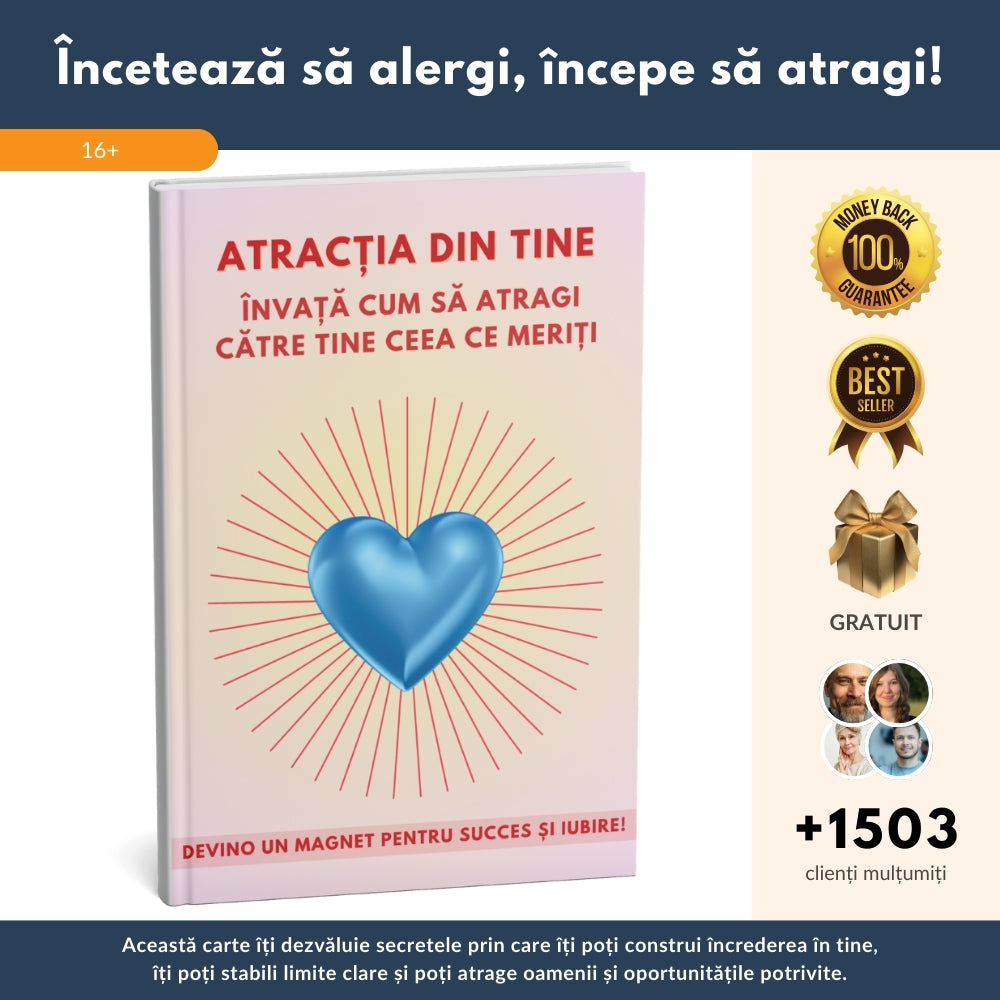 Devino magnet pentru succes și dragoste: Descoperă‑ți puterea interioară + 3 BONUSURI